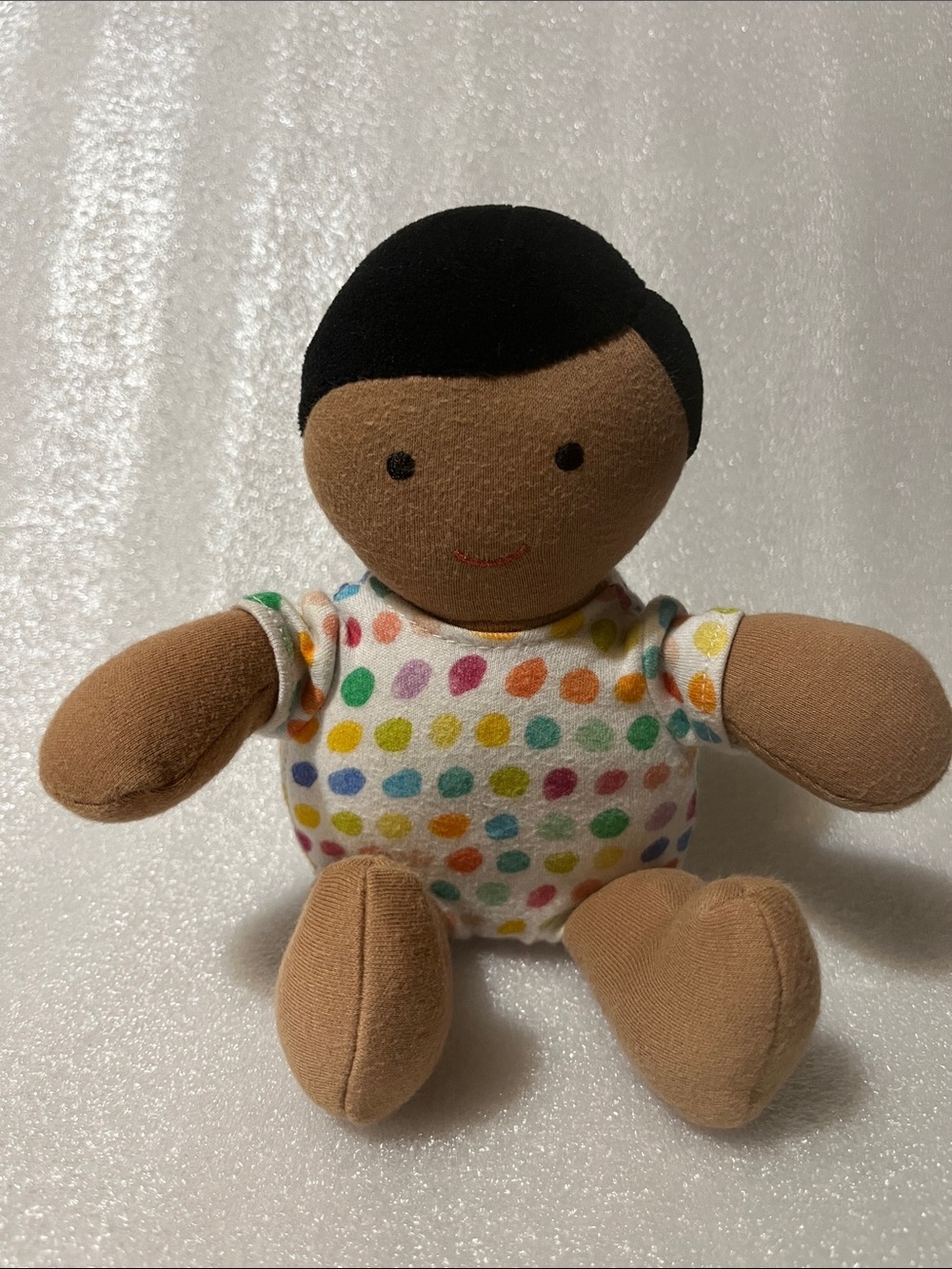 Lovevery organic cotton baby Montessori doll  8”